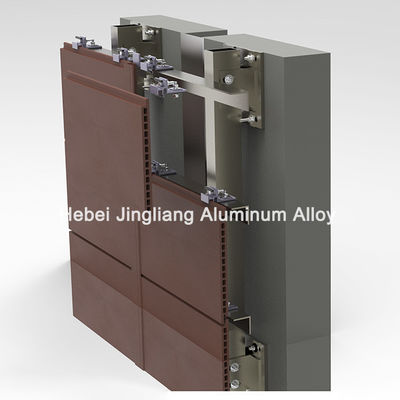 کیفیت  20mm Thickness Terracotta Facade Support System کارخانه