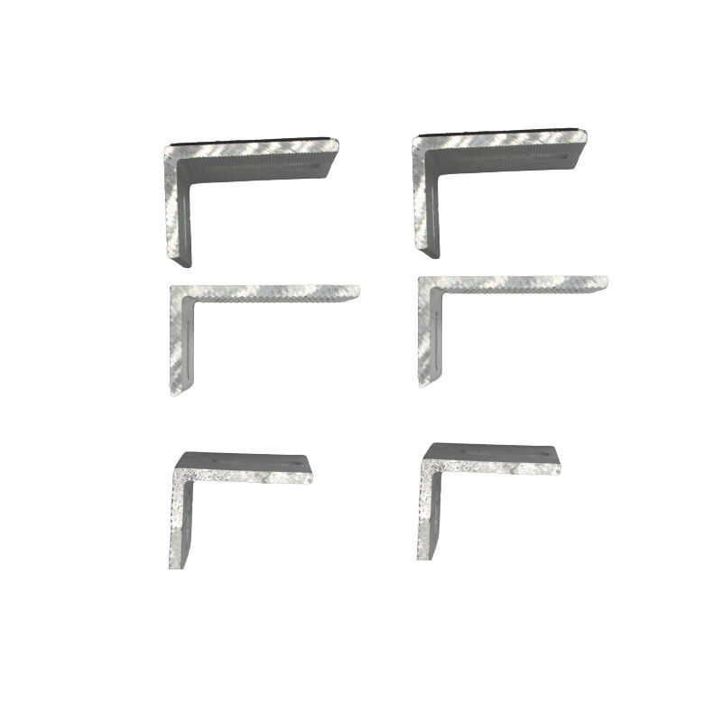 OEM آلومینیوم Extrusion Corner Bracket شکل L برای دیوار پرده بیرونی