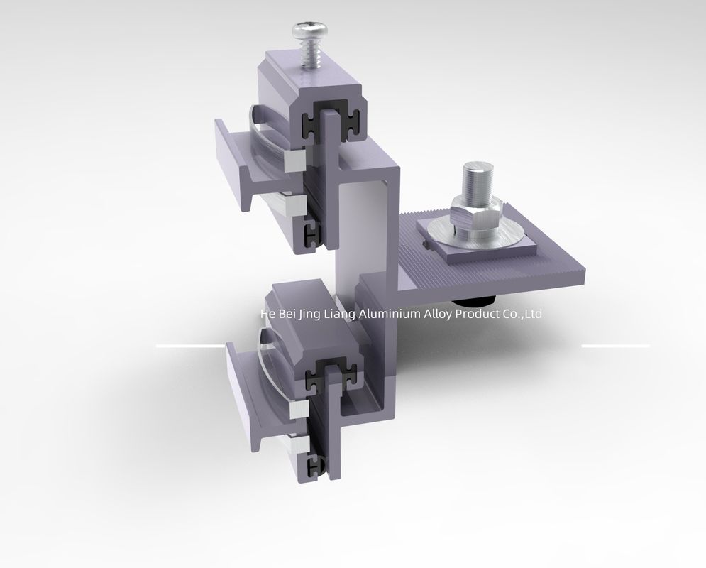 OEM پرده دیوار پوشش سیستم پشتیبانی دیوار نصب شده رنگ طبیعی 4mm