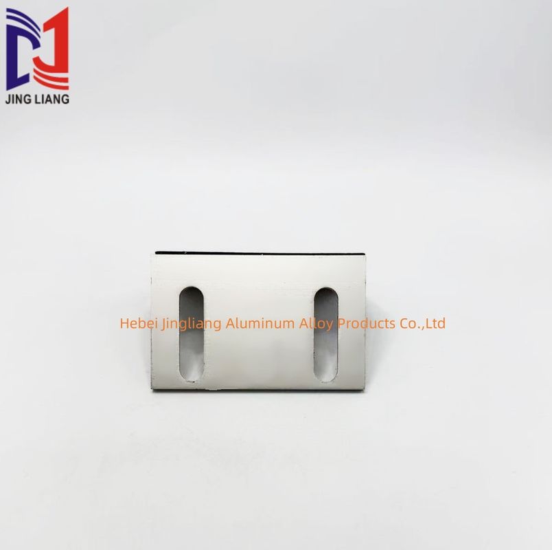 براکت زاویه‌دار صنعتی با ابعاد 80*50*50 میلی‌متر و پوشش اکسیداسیون آنودایز