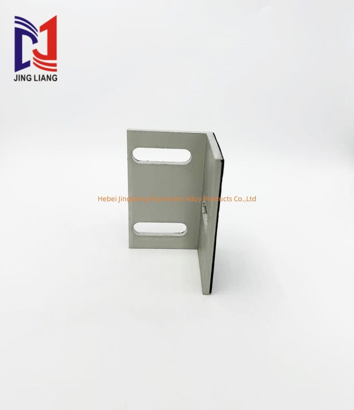 براکت زاویه‌دار صنعتی با ابعاد 80*50*50 میلی‌متر و پوشش اکسیداسیون آنودایز