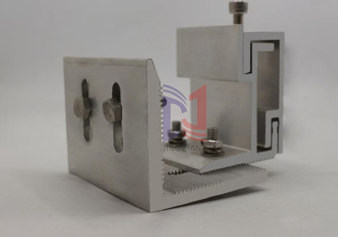 اجزای گیره آلومینیومی بادوام و ضد خوردگی با نصب آسان برای سیستم پشتیبانی نما