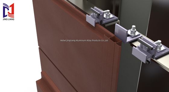 سیستم پشتیبانی نمای تهویه شده تراکوتا برای پانل 20 میلی متری با دوام بالا