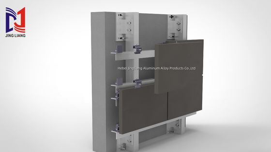 سیستم‌های نمای تهویه‌دار پشتیبانی شده با پیچ و مهره‌ی پشت‌گوشه‌ای سنگی